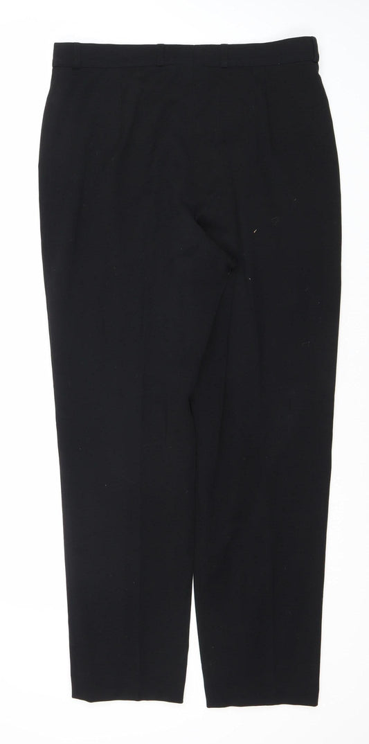 Gerry Weber Women's Black Straight Trousers Size 16