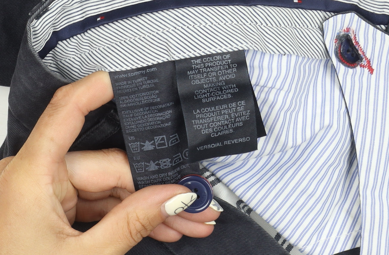 Tommy Hilfiger Men's Blue Chino Trousers 36