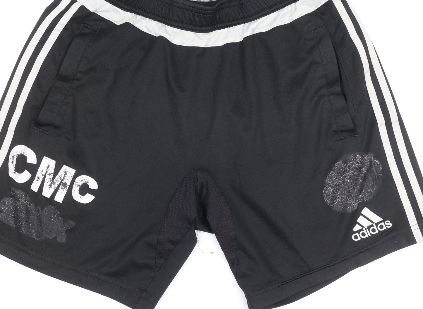 Adidas Men's Black Athletic Shorts, Size M