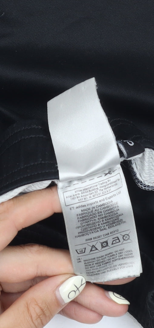 Adidas Men's Black Athletic Shorts, Size M