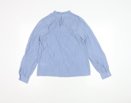 Warehouse Women's Blue Long Sleeve Blouse Size 6