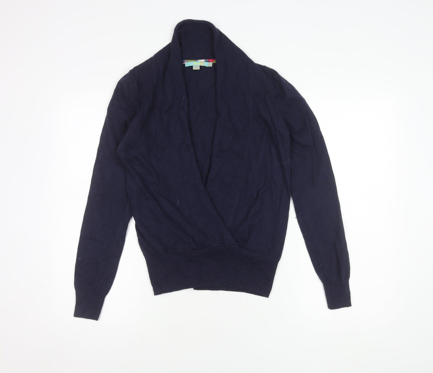 Boden Women's Blue Wrap Jumper Size 16