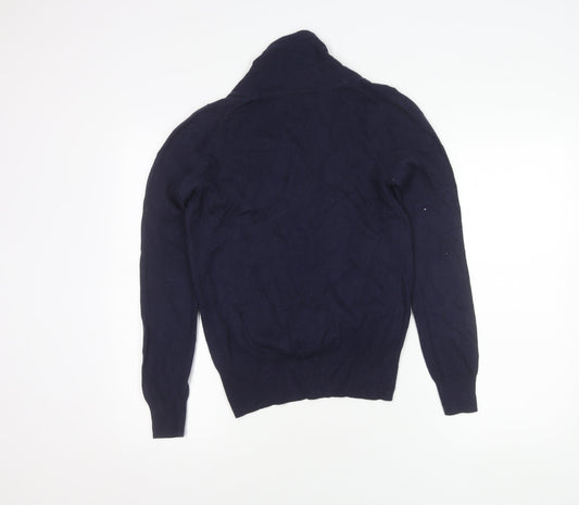 Boden Women's Blue Wrap Jumper Size 16