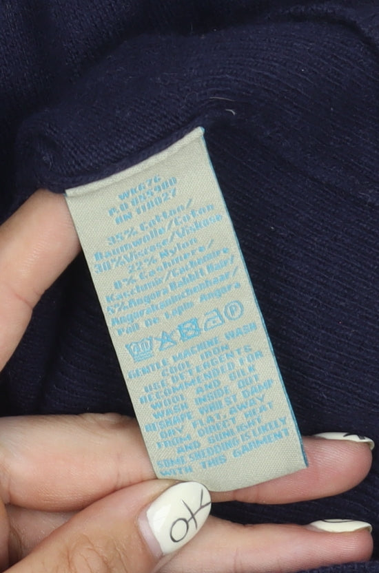 Boden Women's Blue Wrap Jumper Size 16