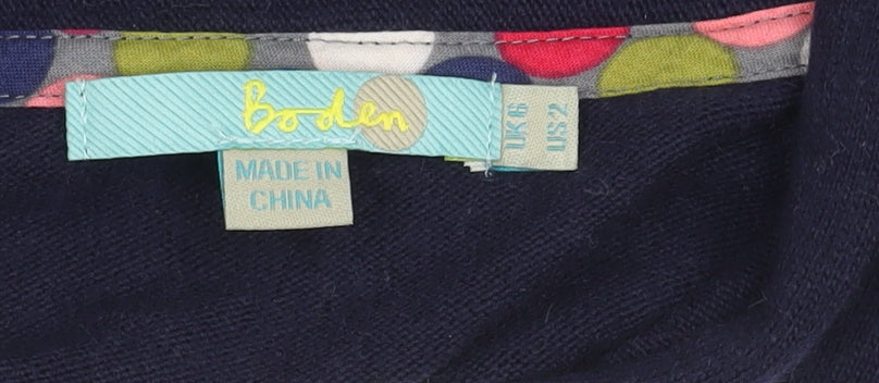 Boden Women's Blue Wrap Jumper Size 16