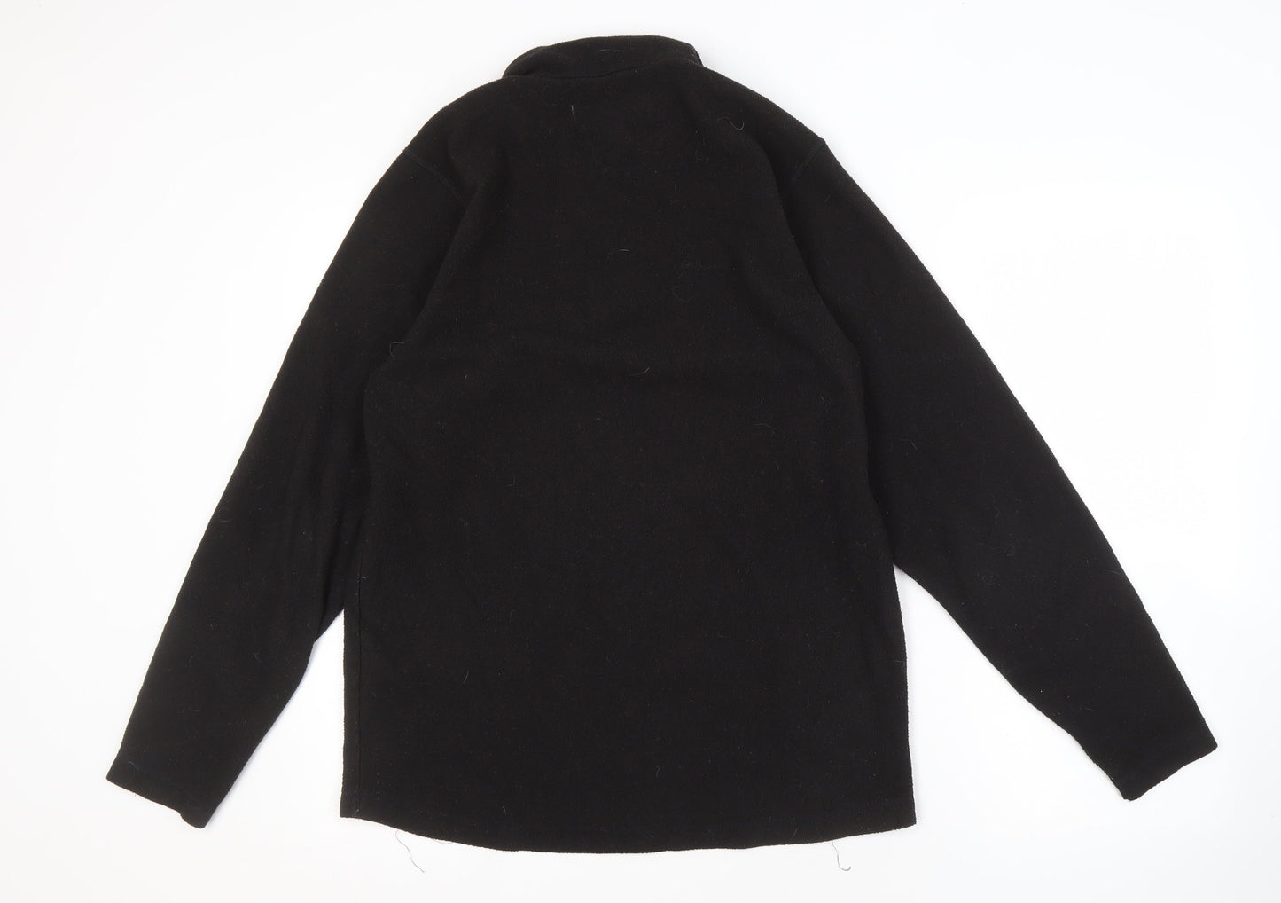 Regatta Men's Black Fleece 1/4 Zip Sweatshirt L