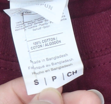 Harry Potter Men's Red T-Shirt Small, Movie Graphic