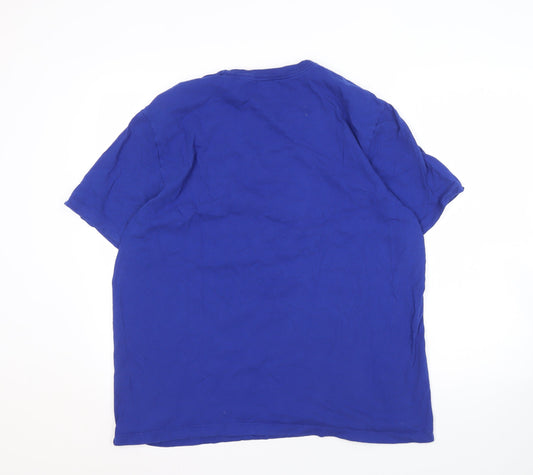 Nike Men's Mets XL Blue Graphic T-Shirt - Sports Style