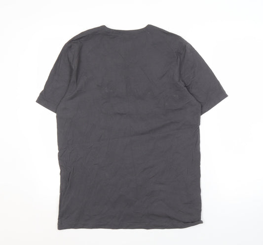 BOSS Men's Black Crew Neck T-Shirt L