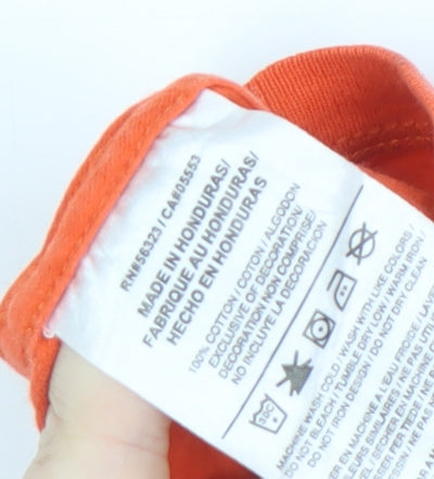 Nike Men's Orange Athletic Fit Astros T-Shirt L