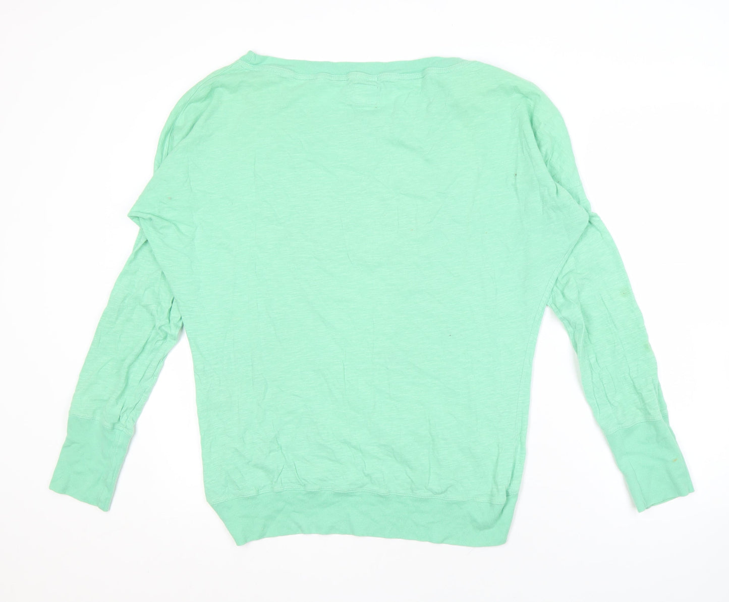 Superdry Women's Green Basic Long Sleeve Top M