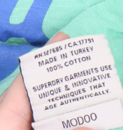 Superdry Women's Green Basic Long Sleeve Top M