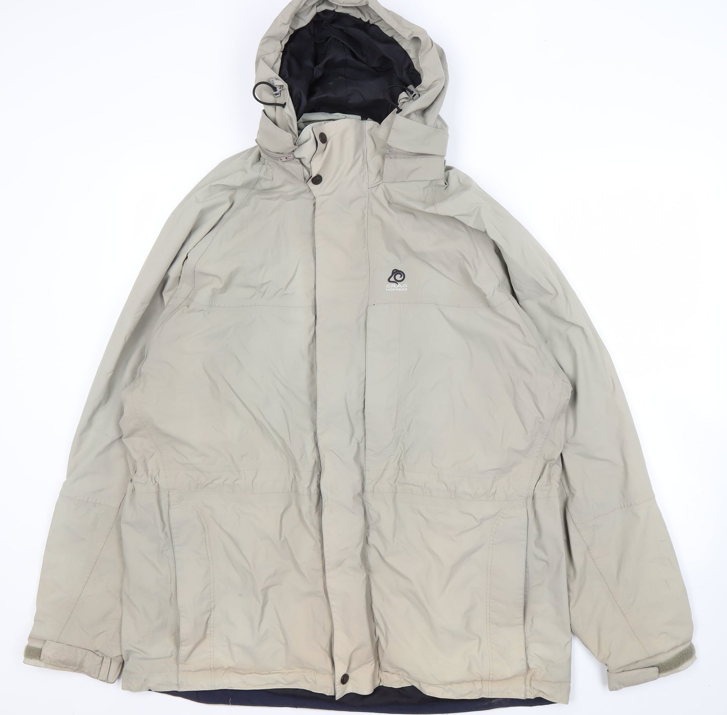 Craghoppers Men's Beige XL Waterproof Hooded Jacket