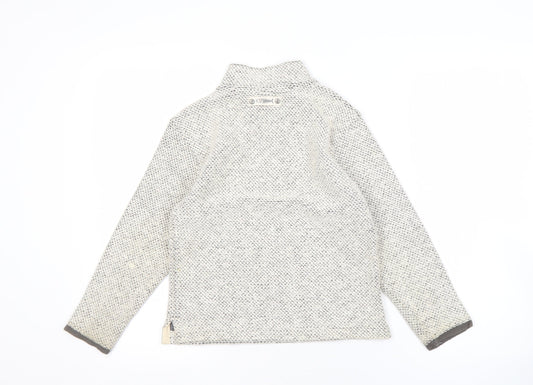 Weird Fish Boys Grey 1/4 Zip Sweatshirt 7-8 Years