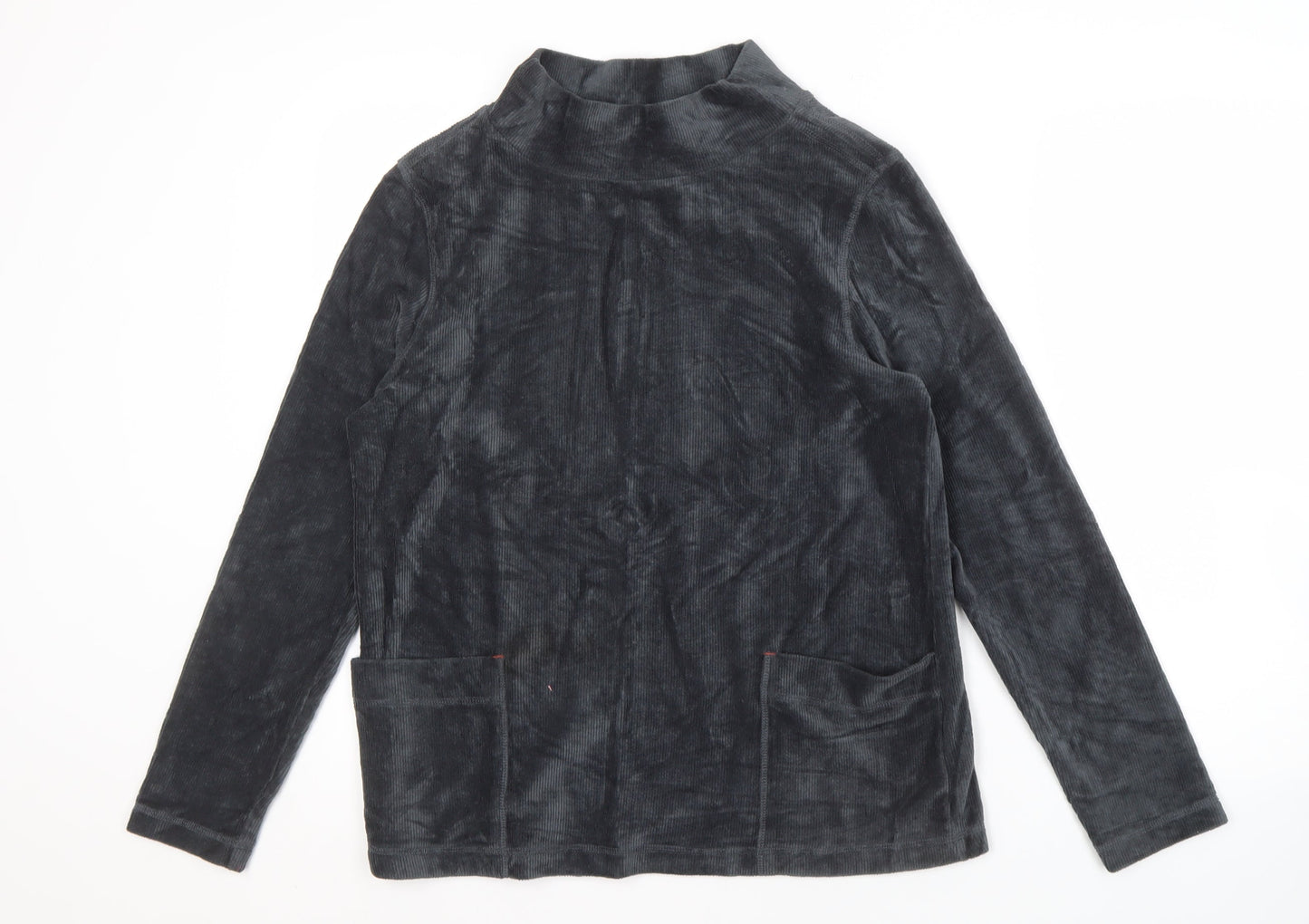 White Stuff Women's Grey Corduroy Sweatshirt, Size 12