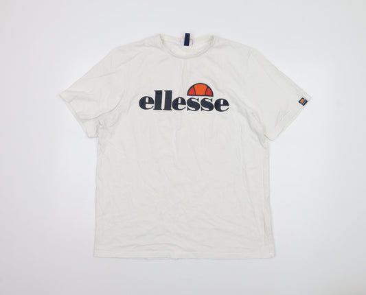 Ellesse Women's White T-Shirt Size 16 Casual Wear