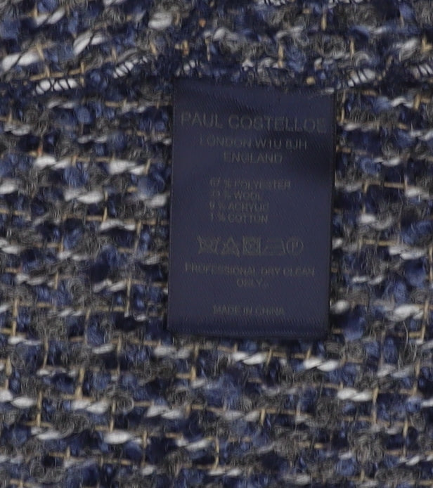 Paul Costelloe Women's Blue Cardigan, M, Winter Knit