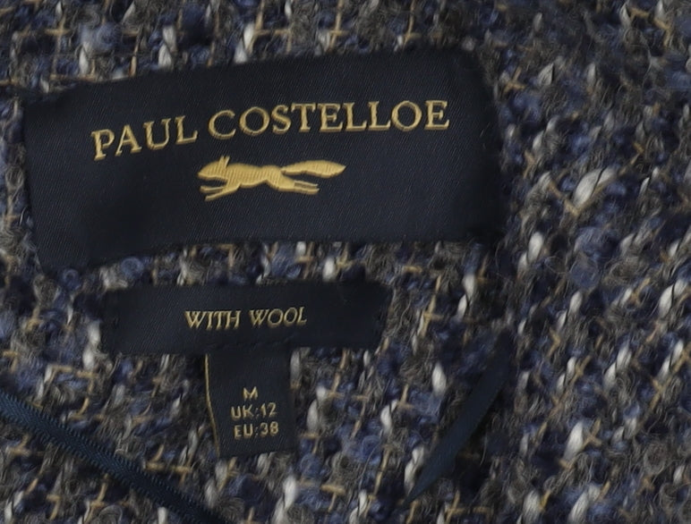 Paul Costelloe Women's Blue Cardigan, M, Winter Knit