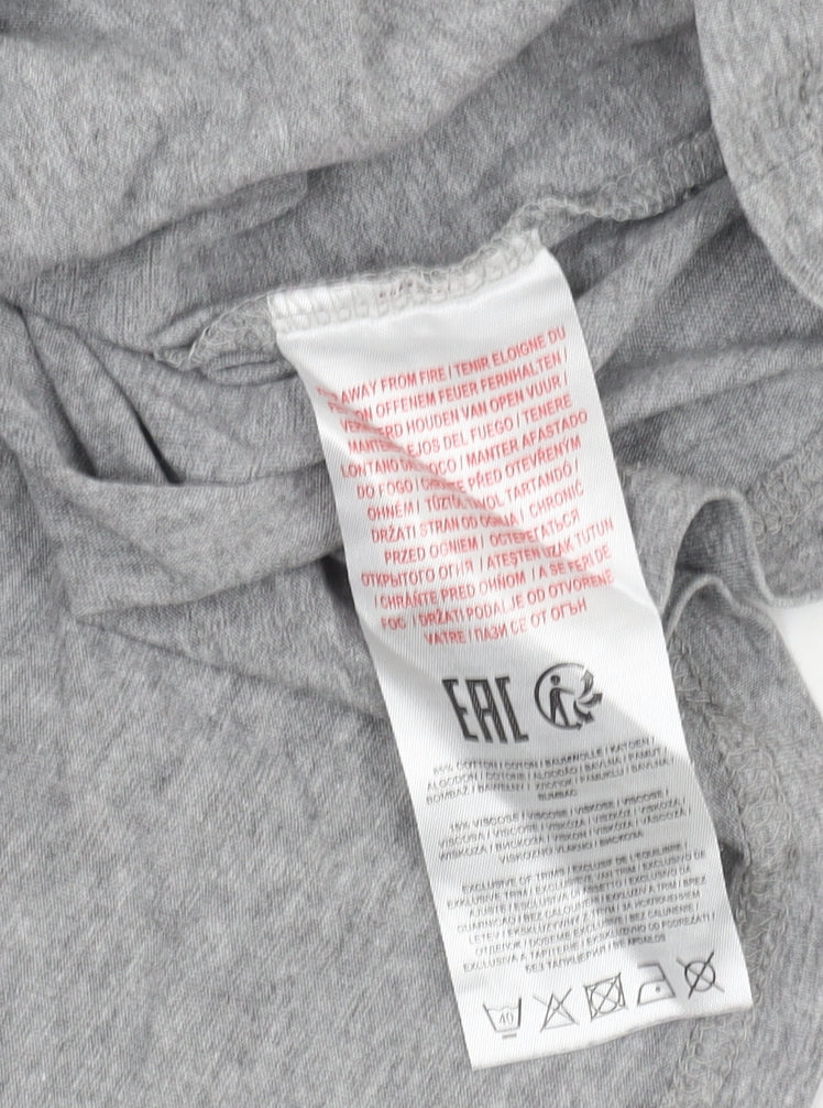 Tokyo Laundry Women's Grey Crew Neck T-Shirt