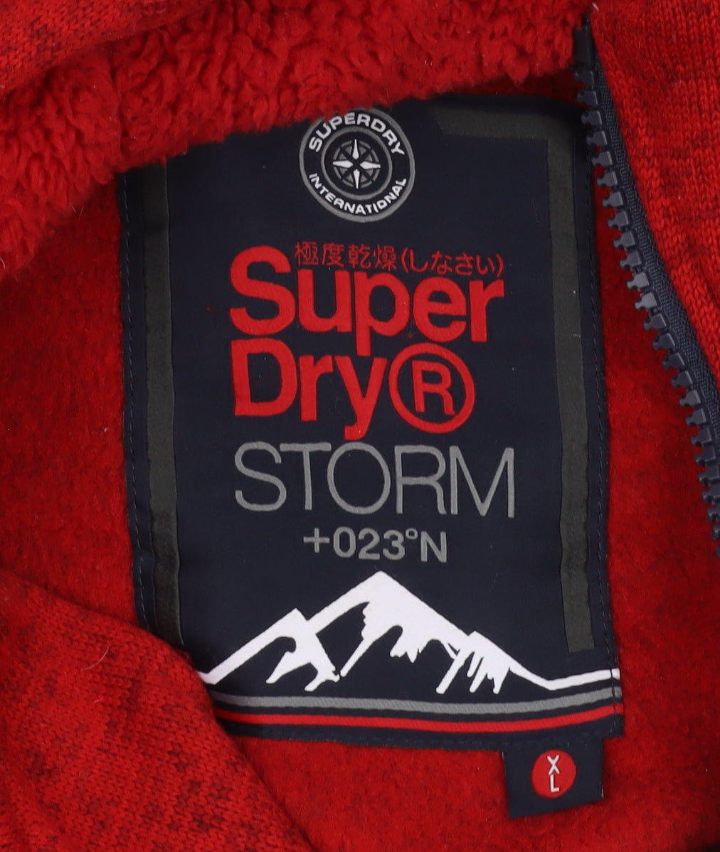 Superdry Men's Red XL 3-in-1 Hooded Jacket