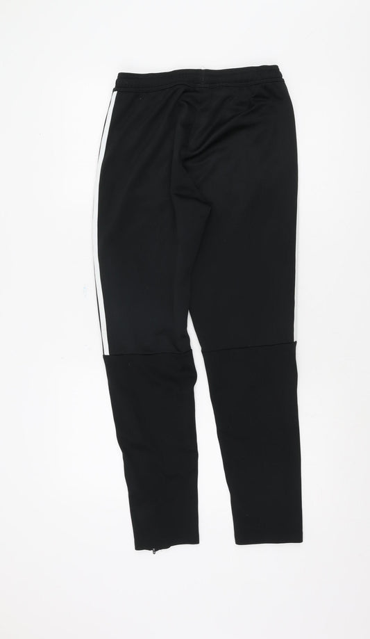 Adidas Boys Black Jogger Trousers, Size M, Sportswear