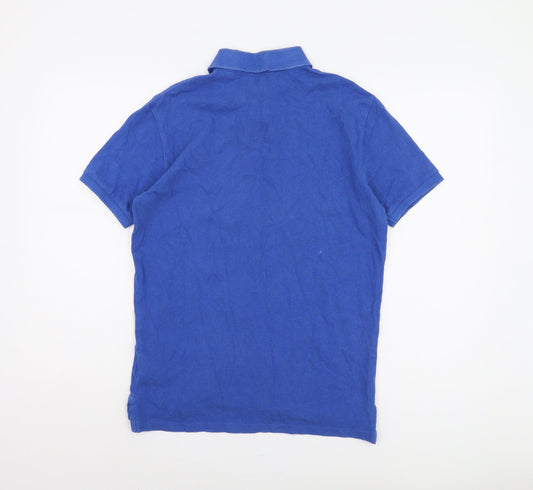 Polo Ralph Lauren Men's Blue Custom Slim Polo Shirt