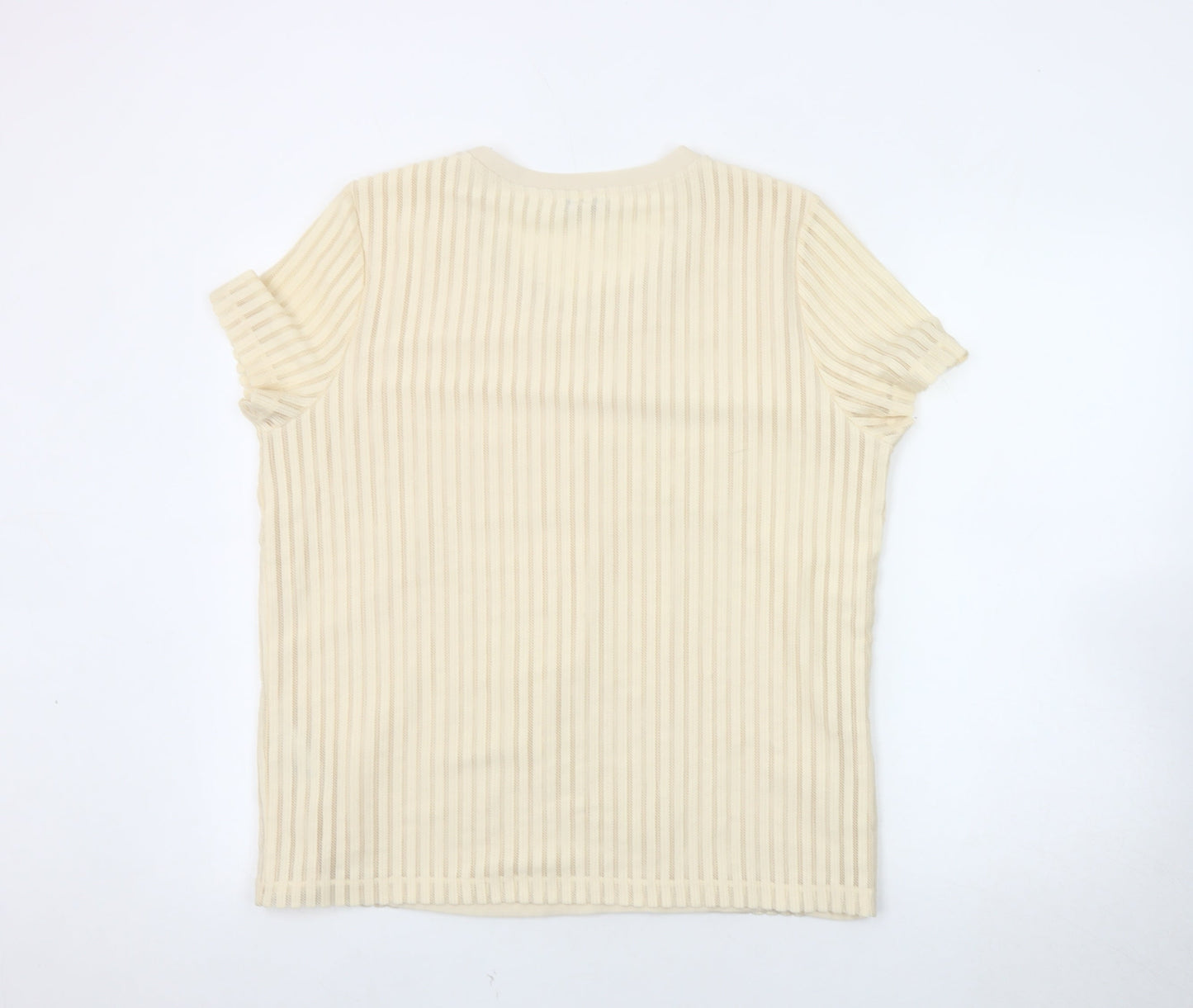 Reiss Women's Beige Short Sleeve T-Shirt