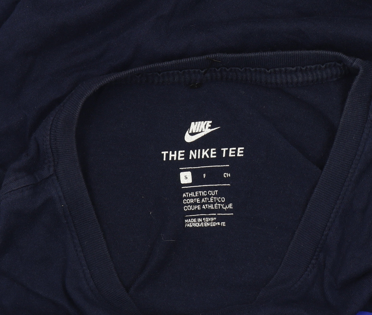 Nike Men's Blue Graphic Athletic T-Shirt Size S