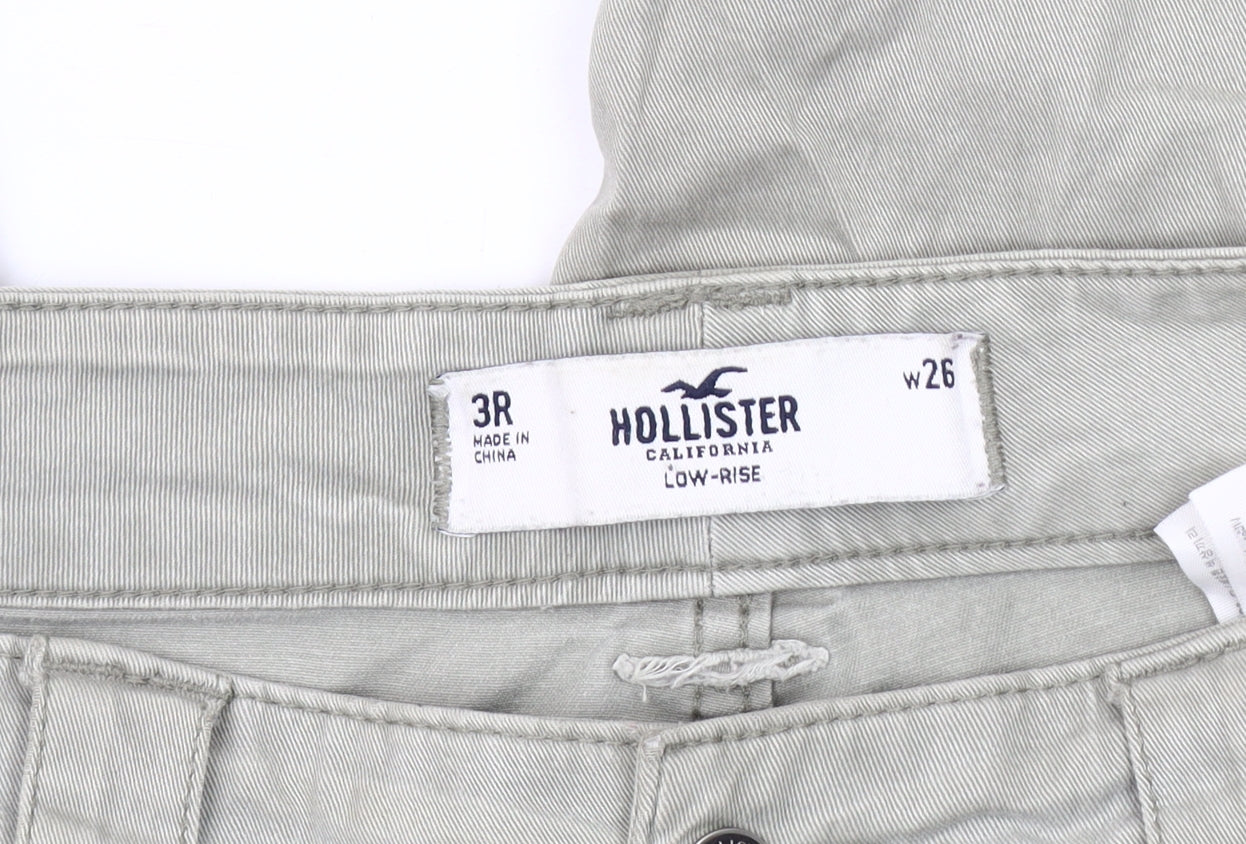 Hollister Women's Green Cargo Trousers Size 8