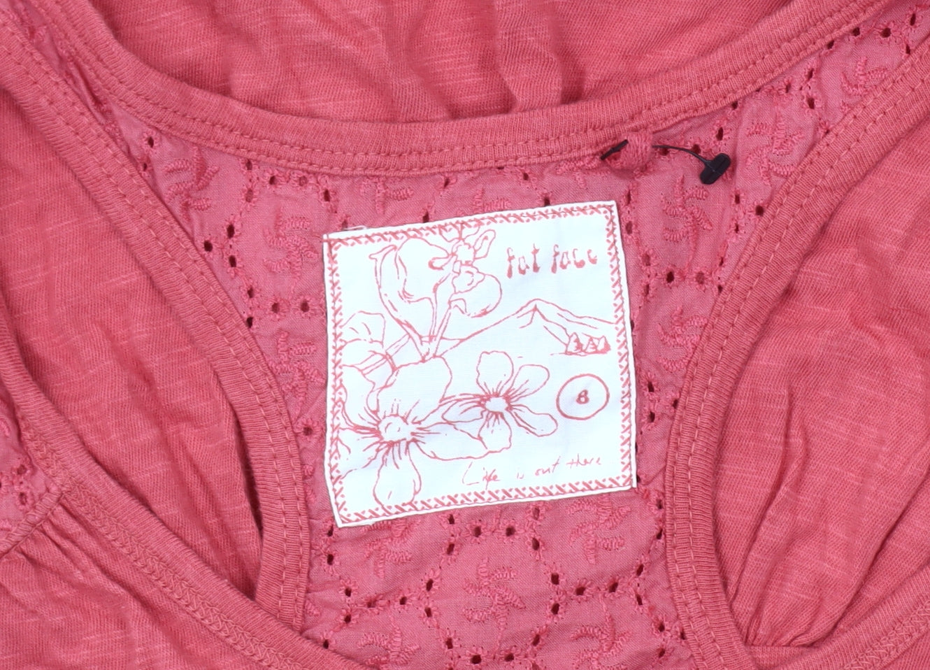 Fat Face Women's Red Racerback Tank Size 8