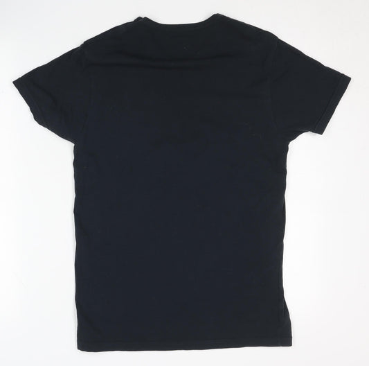 Emporio Armani Men's Black M Logo T-Shirt