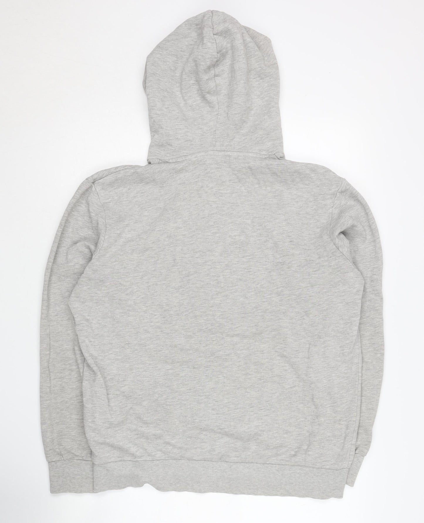Jack & Jones Men's Grey Logo Hoodie XL