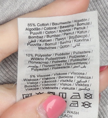 Jack & Jones Men's Grey Logo Hoodie XL