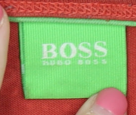 Hugo Boss Men's Red Graphic Print T-Shirt, Size S
