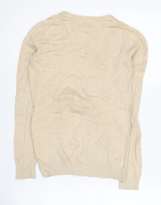 Tommy Hilfiger Women's Beige Pullover Jumper XS
