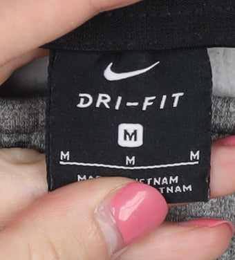 Nike Men's Grey Dri-FIT Jogger Trousers M