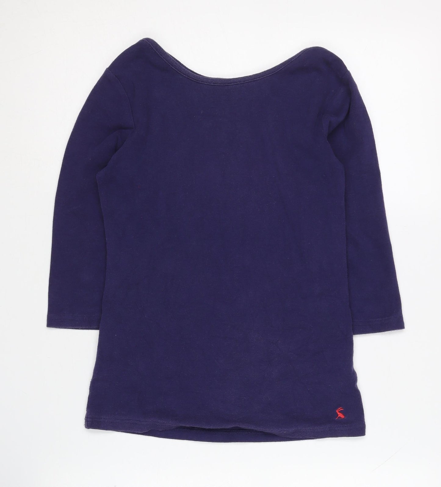 Joules Women's Purple Boat Neck Top Size 8
