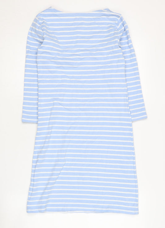 Joules Women's Blue Striped Shift Dress
