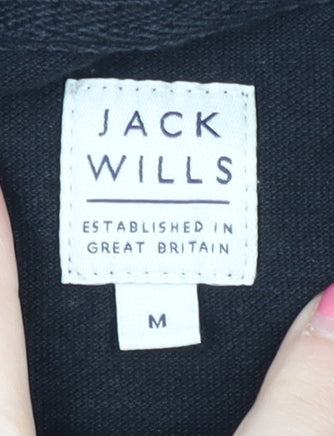 Jack Wills Men's Black Polo Shirt M Casual Wear