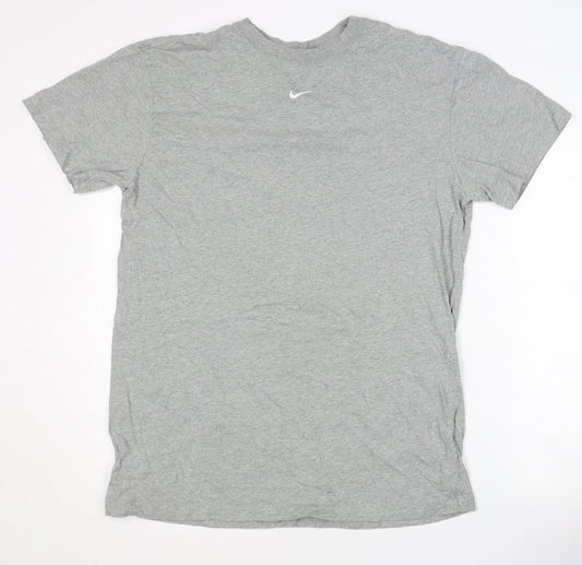 Mens UK Size M Nike Grey Cotton T-Shirt