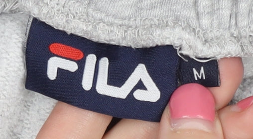 Additional view of Fila Men's Grey Sweatpants M with Elastic Waist