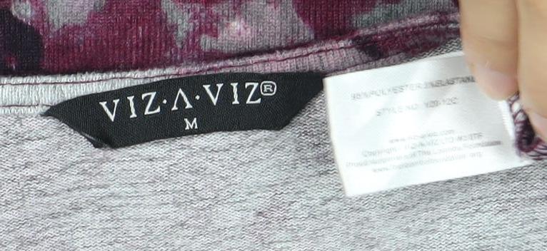 VIA VIO Women's Multicoloured Floral V-Neck Top