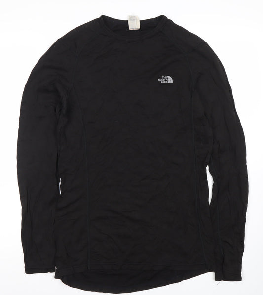 The North Face Men's Black Long Sleeve T-Shirt, Size L
