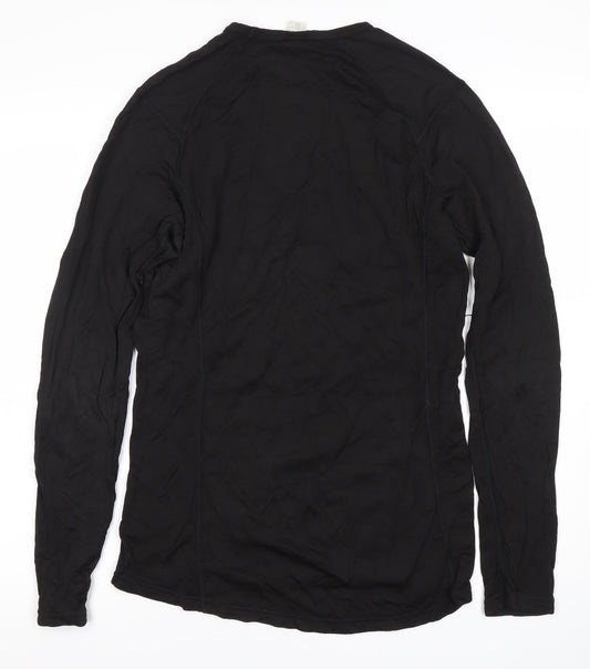 The North Face Men's Black Long Sleeve T-Shirt, Size L