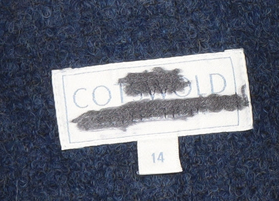 Cotswold Collections Women's Blue Pea Coat Size 14