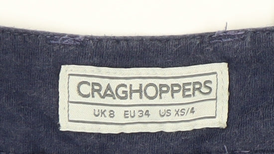 Craghoppers Women's Blue Chino Trousers, Size 8