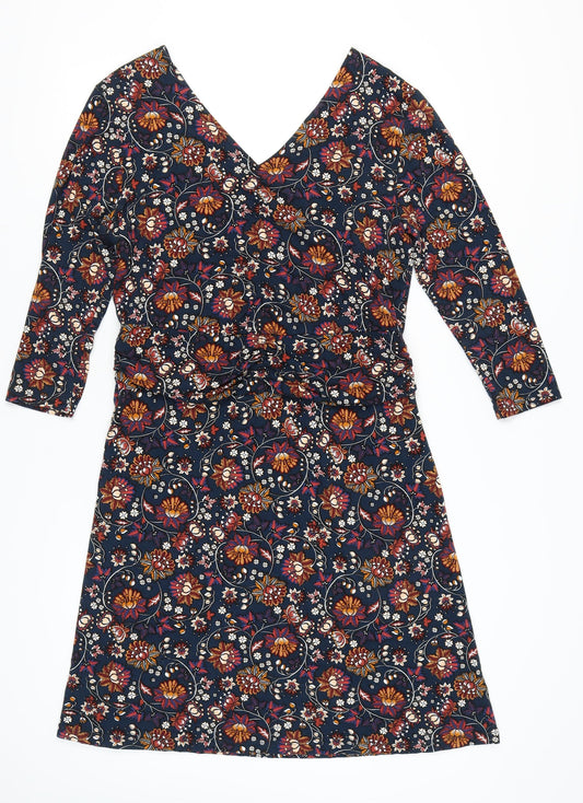 Joe Browns Women's Multicoloured Floral Wrap Dress