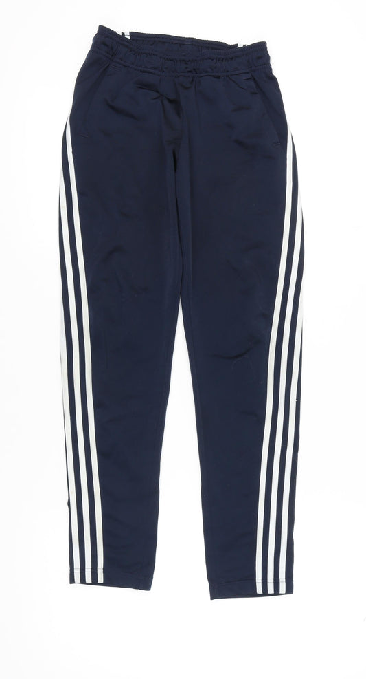 Adidas Boys Blue Track Pants 13-14 Years