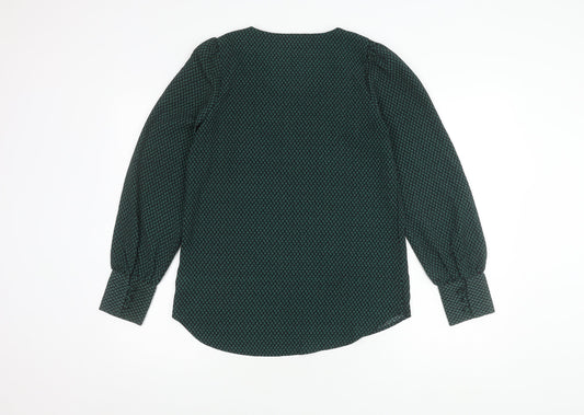 Next Women's Long Sleeve Geometric Blouse Size 10