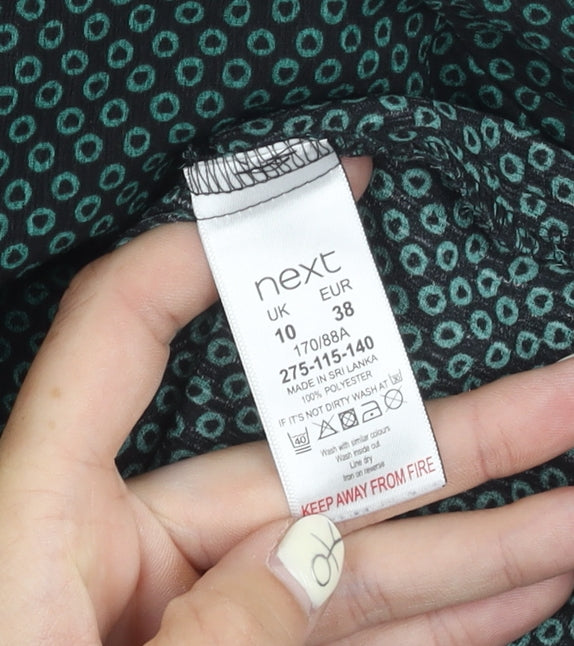 Next Women's Long Sleeve Geometric Blouse Size 10